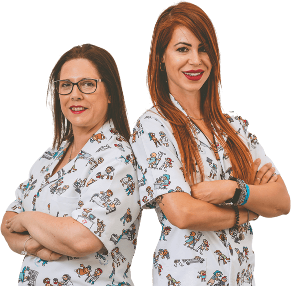 Manoly y Patricia, especialistas que te atenderan en Ronda sur tu ortopedia en Crevillente